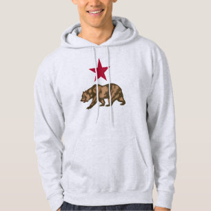 Veste À Capuche Ours gris de République de la Californie avec le