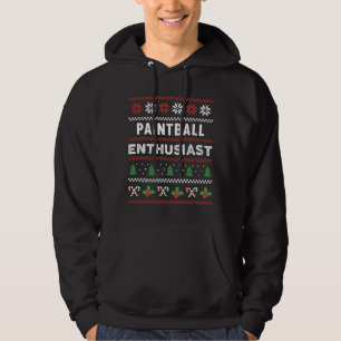 Veste À Capuche Paintball passionné vilain Noël Sweater Cadeau