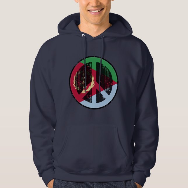 Veste À Capuche Paix dans l'Érythrée (Devant)