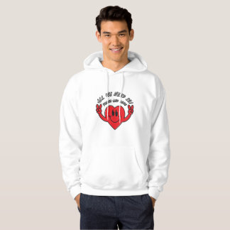 Veste À Capuche Paix Et Amour