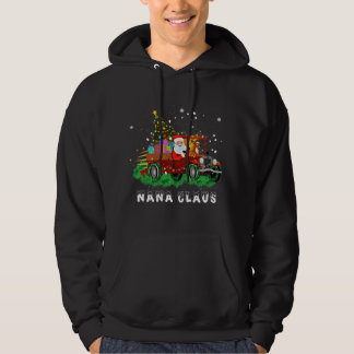 Veste À Capuche Pajama de Noël famille Camion Rouge Noël de Noël d
