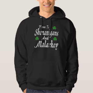 Veste À Capuche Pajamas De La Fête De La Saint Patrick Prone Aux S