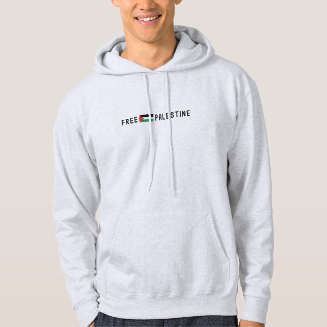 VESTE À CAPUCHE PALESTINE LIBRE (Devant)