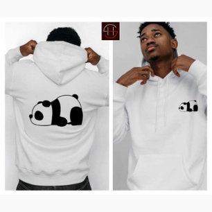 Veste À Capuche Panda agréable et paresseux