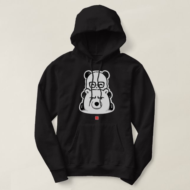 Veste À Capuche Panda Et Ours Polaire (Design devant)