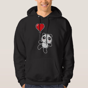 Veste À Capuche Panda Heart Valentines Jour Animal V Jour Pajama B
