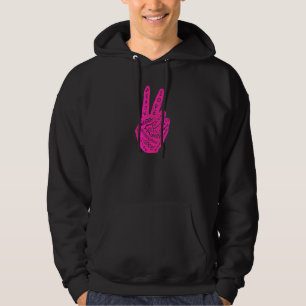 Veste À Capuche Panneau de paix Faire la paix et non la guerre