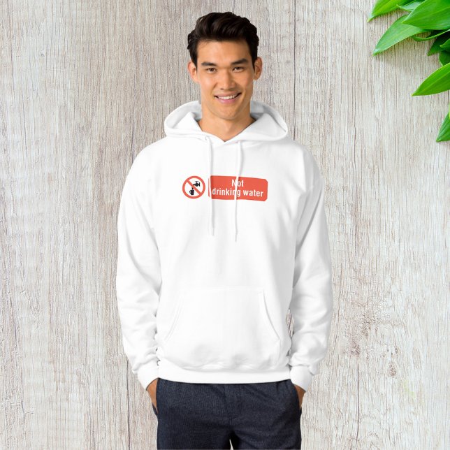 Veste À Capuche Panneau de sécurité de l'eau potable (Créateur téléchargé)