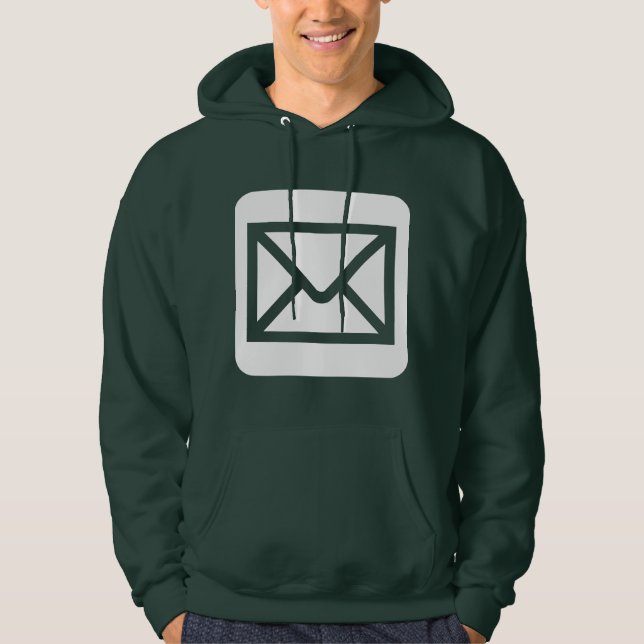 Veste À Capuche Panneau Enveloppe - Blanc (Devant)
