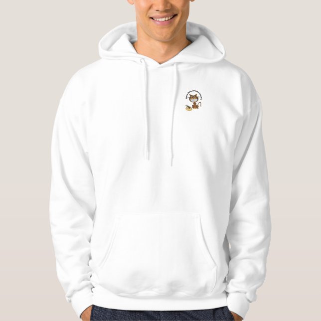 Veste À Capuche panza llena corazon contento  (Devant)