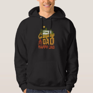 Veste À Capuche Papa camping Papa heureux Camping-car Caravane