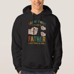 Veste À Capuche Papa De Jumeaux Comme Un Père Normal Juste Deux Fo