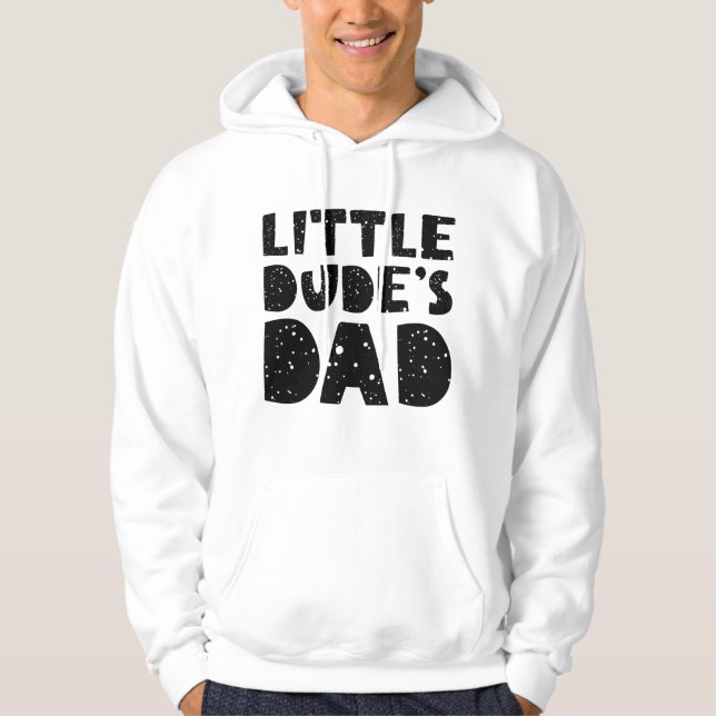 Veste À Capuche Papa de Little Dude (Devant)