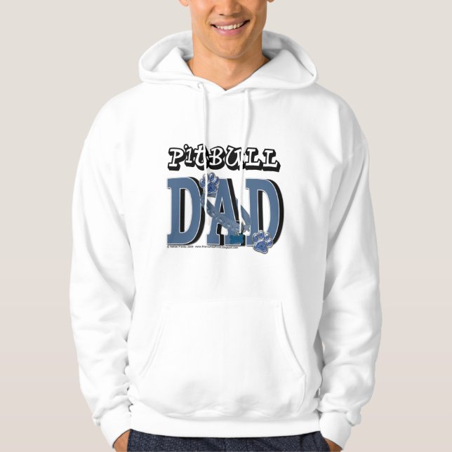 Veste À Capuche PAPA de Pitbull (Devant)
