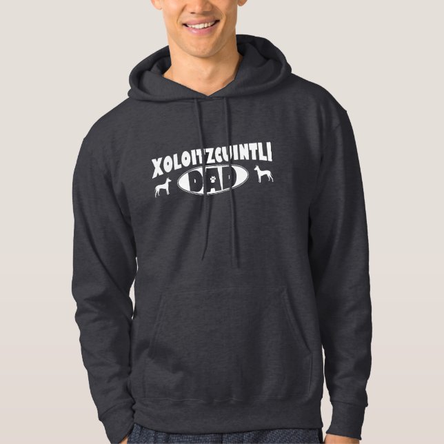 Veste À Capuche Papa de Xoloitzcuintli (Devant)