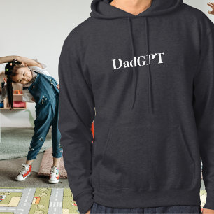 Veste À Capuche Papa Drôle Anniversaire PapaGPT Propulsé par l'IA