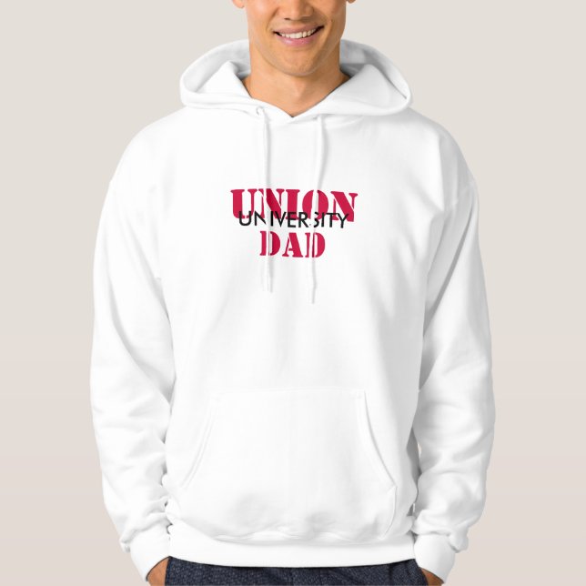 VESTE À CAPUCHE PAPA D'UNIVERSITÉ DES SYNDICATS (Devant)