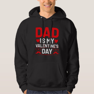 Veste À Capuche Papa est la Saint Valentin