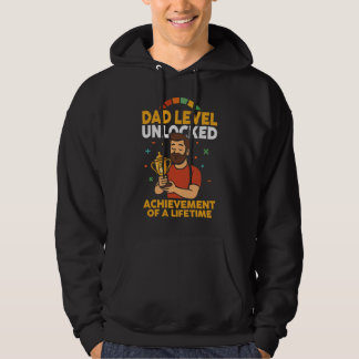 Veste À Capuche Papa Niveau Déverrouillé - Drôle cadeau du Père