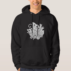 Veste À Capuche Papillon asiatique japonais Kamon Design