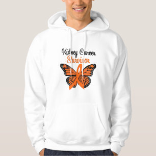 Veste À Capuche Papillon de SURVIVANT de Cancer de rein