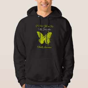 Veste À Capuche Papillon Je Porte Jaune Pour Ma Fille Obésité Aw