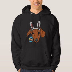 Veste À Capuche Pâques Dachshund Bunny Oreilles Wiener Weiner Chie