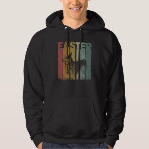 Veste À Capuche Pâques Jour Gallois Corgi Retro Graphisme Funny Pâ