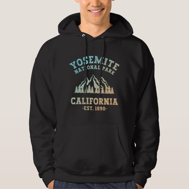 Veste À Capuche Parc national de Yosemite Californie Randonnée Gra (Devant)