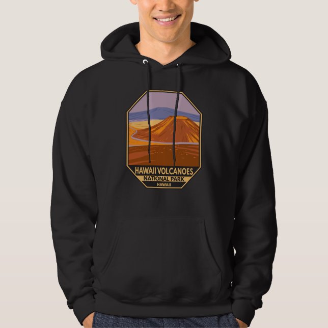 Veste À Capuche Parc national des volcans d'Hawaii Mauna Kea Vinta (Devant)