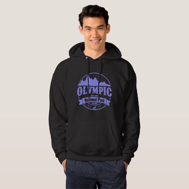 VESTE À CAPUCHE PARC NATIONAL OLYMPIQUE (Devant entier)