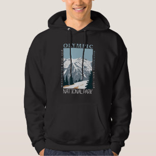 Veste À Capuche Parc National Olympique Washington en détresse