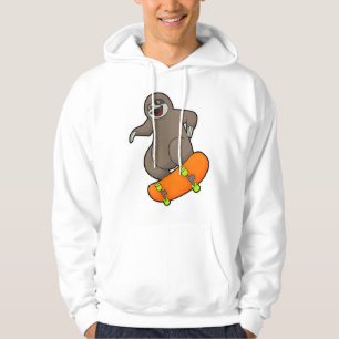 Veste À Capuche Parcelle en skate avec skateboard