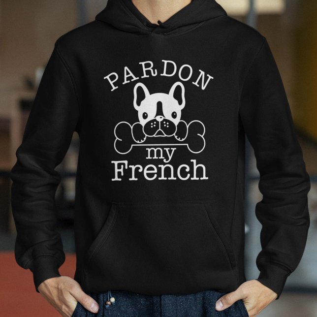 Veste À Capuche Pardon de mon français (Créateur téléchargé)