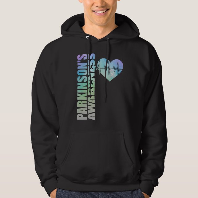 Veste À Capuche Parkinsons Sensibilisation Parkinsons Maladie (Devant)