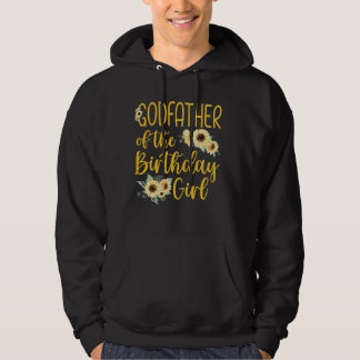 Veste À Capuche Parrain De L'Anniversaire Fille Tournesol Fête Fam