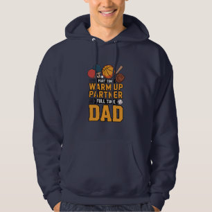 Veste À Capuche Partenaire de réchauffement à temps partiel Papa à