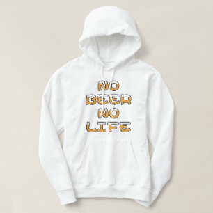 VESTE À CAPUCHE PAS DE BIÈRE PAS DE VIE