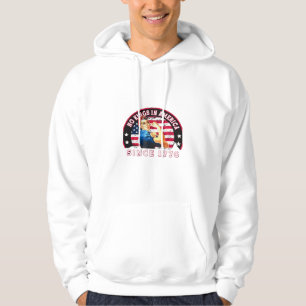 Veste À Capuche Pas de rois en Amérique depuis 1776 Drapeau USA Sa