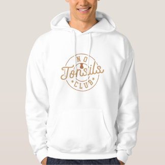 Veste À Capuche Pas de Tonsils Club Tonsillitis Out Humour Enfants