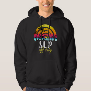 Veste À Capuche Pathologiste du langage vocal Slp Off Duty Arc-en-