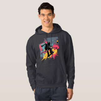 Veste À Capuche Patinage Graffiti Splash