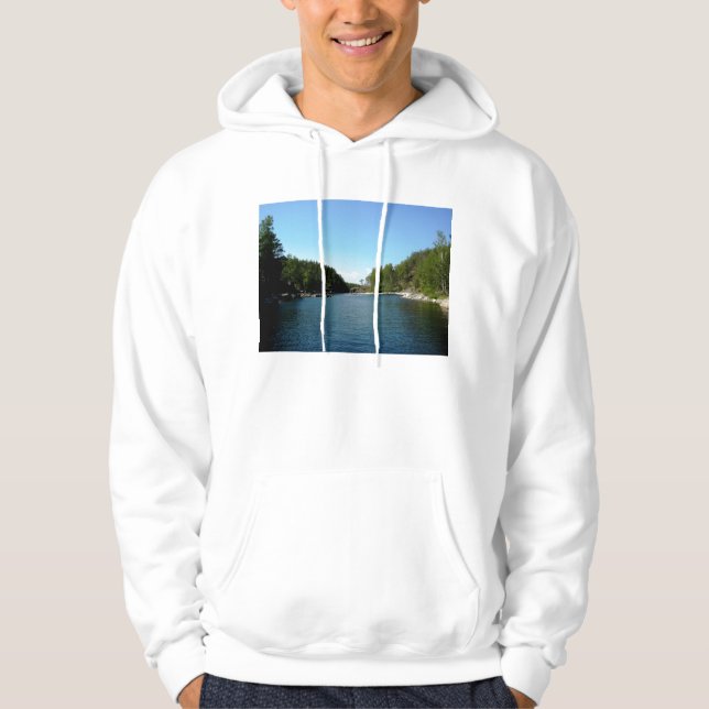 Veste À Capuche Paysage du lac Ladoga (Devant)