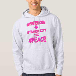 Veste À Capuche "PEACE EQUATION" Mignonne conception. Commandez dè