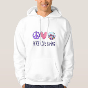 Veste À Capuche Peace Love Gaming