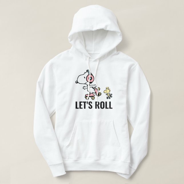 Veste À Capuche PEANUTS | Snoopy & Woodstock | Roulons (Design devant)