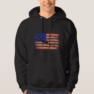 Veste À Capuche Pêche à la traîne Drapeau américain, Pêche à la tr
