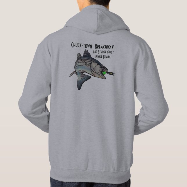 Veste À Capuche Pêche de Striper (Dos)