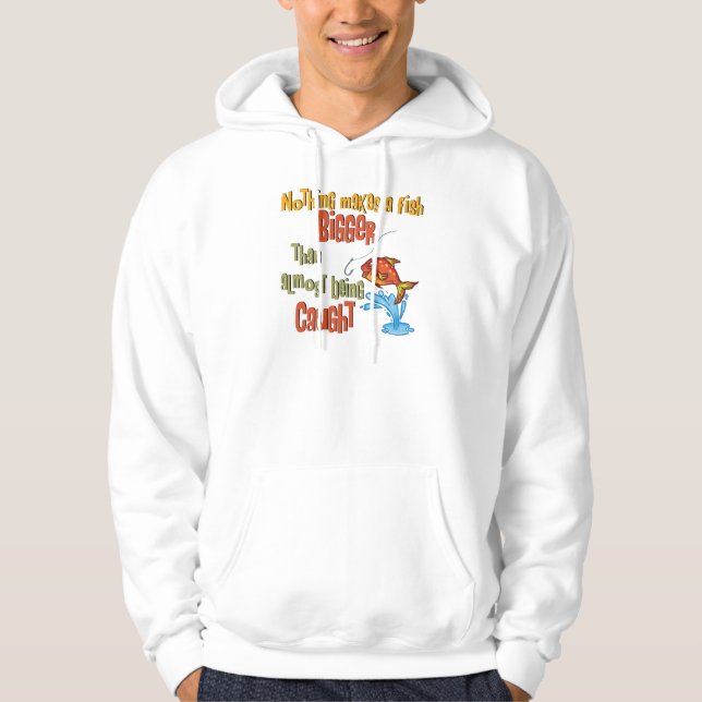 Veste À Capuche Pêche Drôle - Presque Pris (Devant)