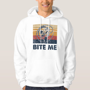 Veste À Capuche Pêche Hotte Bite Me Bass Catfish Pike Pêcheur F